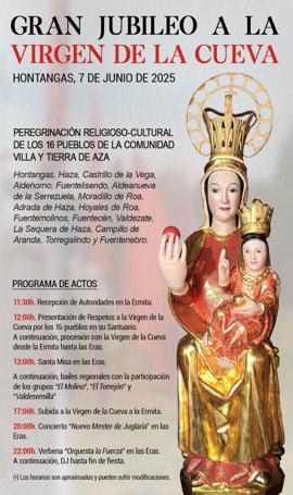 Cartel de la peregrinación 2025.
