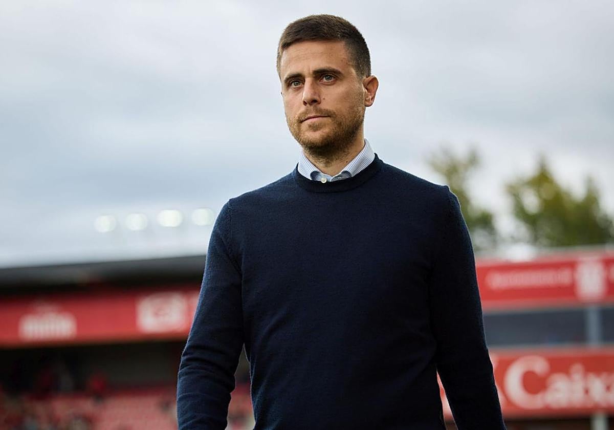 Alessio Lisci, entrenador del Mirandés, en una imagen de archivo.