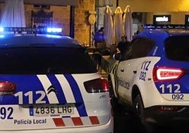 Imagen de archivo de patrullas de la Policía Local de Burgos.