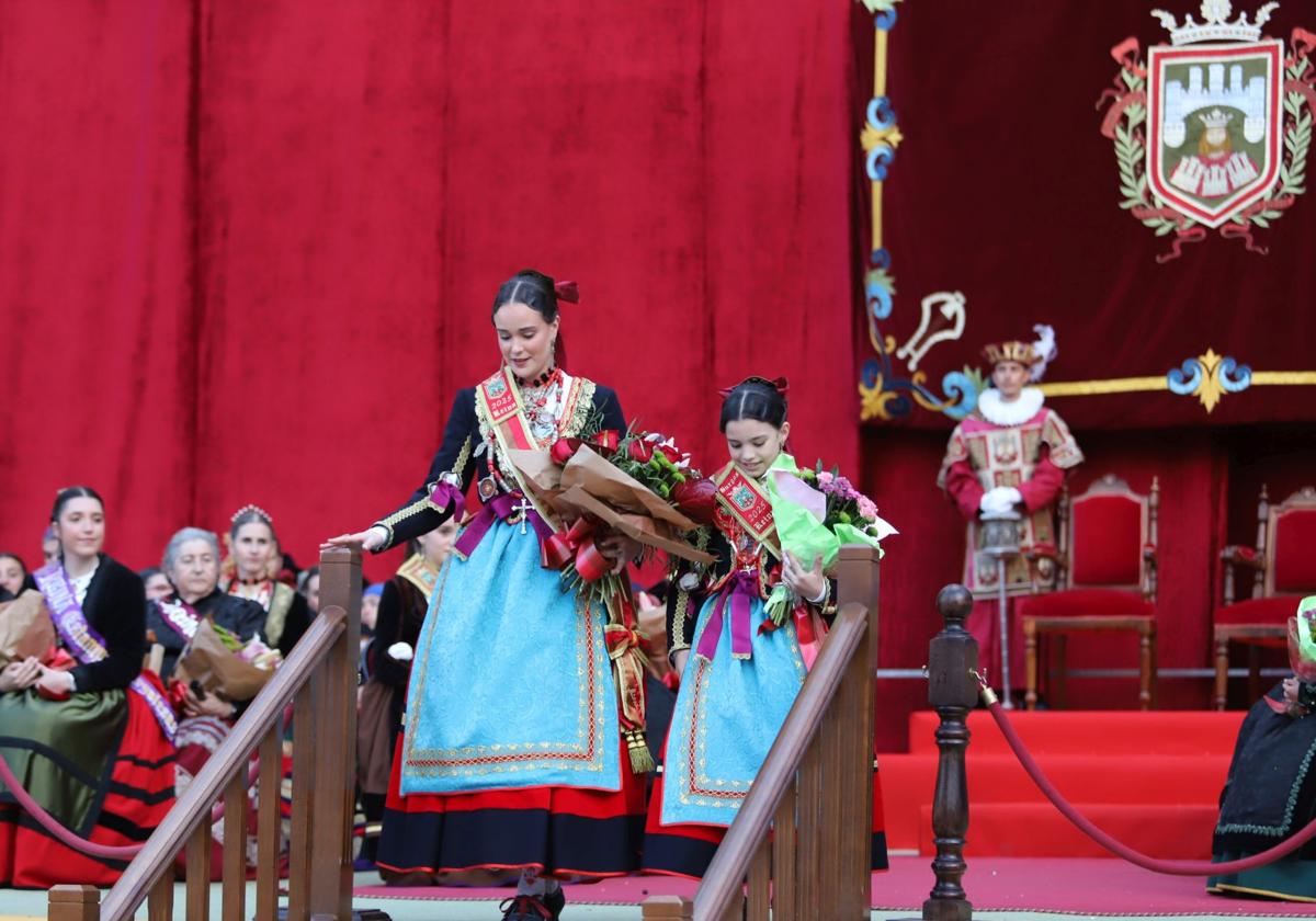 Marina Temiño y Sofía Santana, reinas de la Corte de Honor de Burgos 2025.