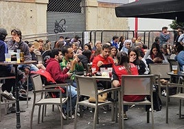 LAs terrazas se han llenado de rojillos.