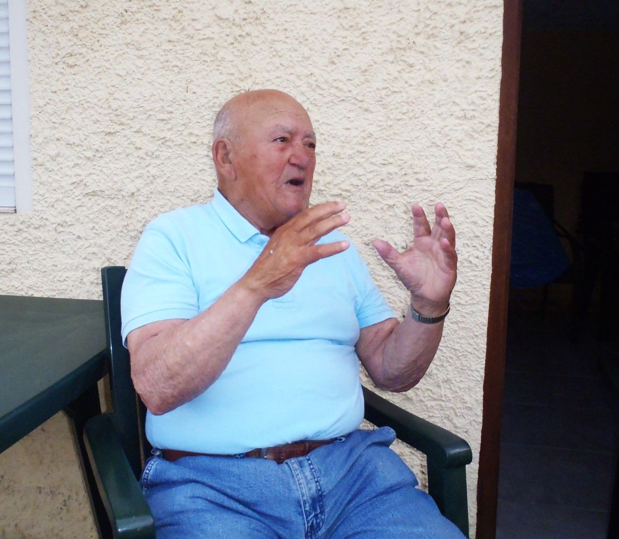 Evaristo Concha Ojeda (87 años) explica cómo era la vida del tejero.