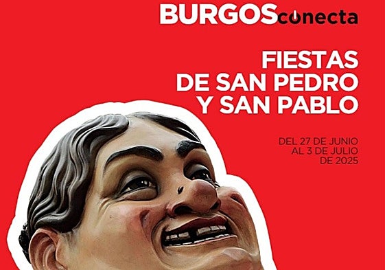 Portada del programa de fiestas de Burgosconecta para los Sampedros 2025.