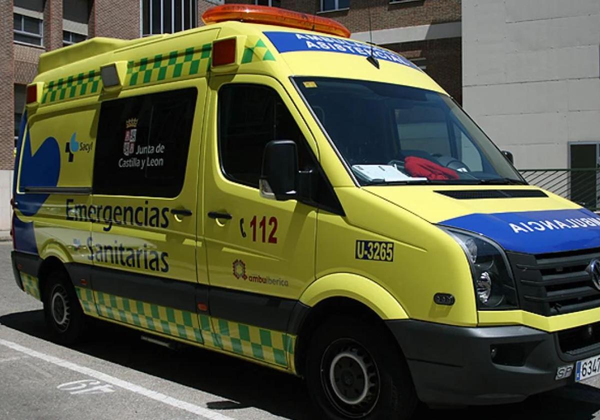El herido ha sido trasladado en ambulancia al HUBU.