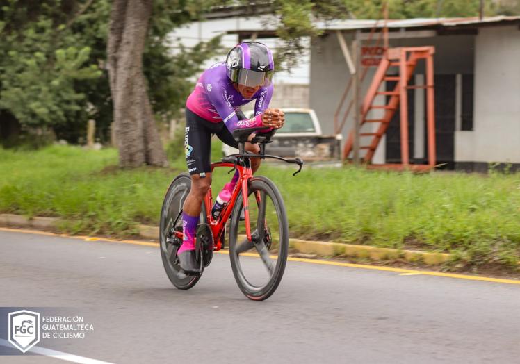 Sergio Chumil ganó el campeonato de Guatemala de contrarreloj el pasado domingo.
