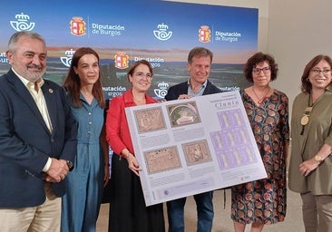 El Yacimiento romano de Clunia, protagonista del nuevo sello de Correos