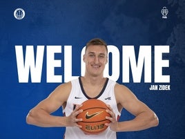 El conjunto burgalés da la bienvenida a Jan Zidek.