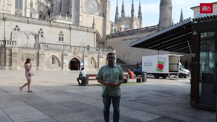 El incendio que asoló la catedral de Burgos