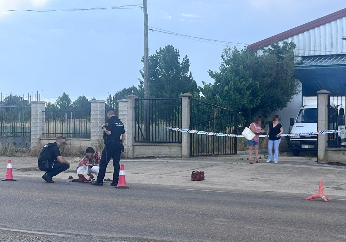 Lugar del presunto asesinato en Aranda de Duero.