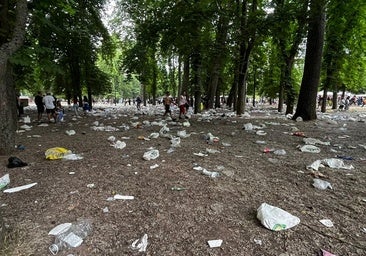 Burgos genera 1,6 millones de kilos de basura en las fiestas, aunque mejora con respecto a 2024