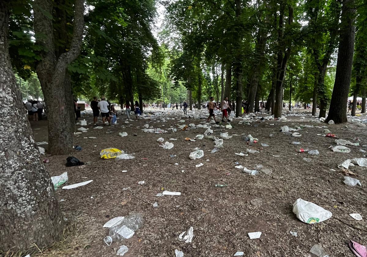 El Curpillos es uno de los momentos de mayor generación de basura.