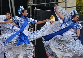 Imagen de archivo de una edición del Festival de Folclore de Burgos.