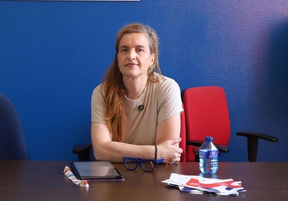 Marta Cossio Rodríguez en la sede de ABUDAH.