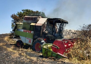 Extinguido un incendio en Burgos tras calcinar 22 hectáreas agrícolas