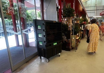 Valoran colocar climatización portátil en el Mercado Norte provisional por el calor