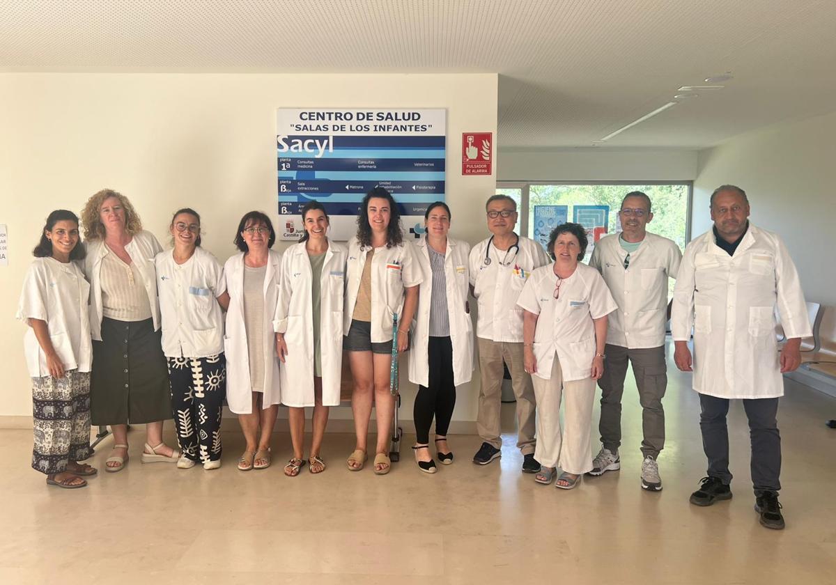 Profesionales del centro de salud de Salas de los Infantes. .