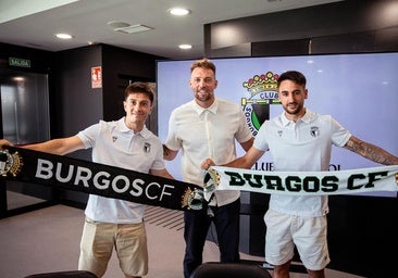 Chapela y Brais, ilusionados por hacer un buen año en el Burgos CF