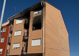 La vivienda ha sido pasto de las llamas.