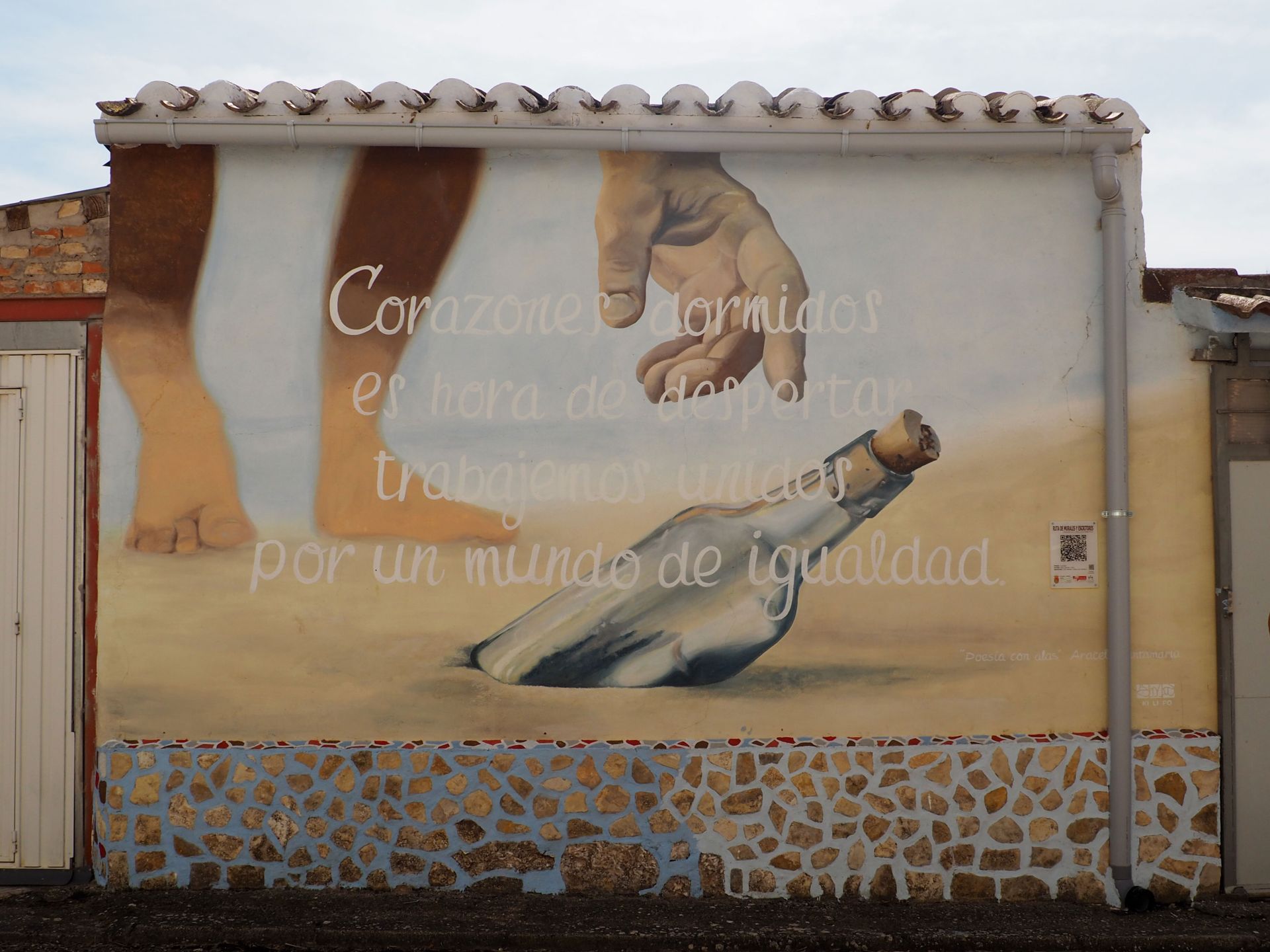 'Igualdad', dedicado a José Manuel Caballero Bonald. Realizado por Kilipo (Sandra Estarrona / Oier Quesada).