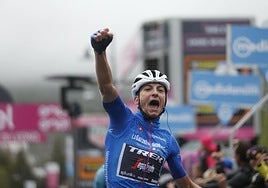 Giulio Ciccone, uno de los grandes favoritos para las etapas de montaña.