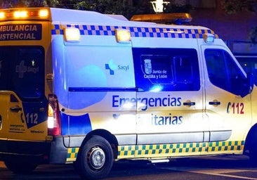 Herido un motorista en Burgos al intentar esquivar a un coche