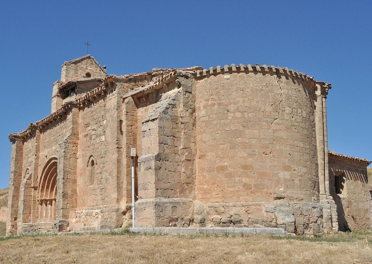 Imagen secundaria 1 - Imágenes del estado actual del templo.