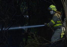 Imagen de archivo de un incendio forestal.