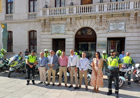 Presentación de la Unidad de Movilidad y Seguridad Vial en la Vuelta a Burgos.