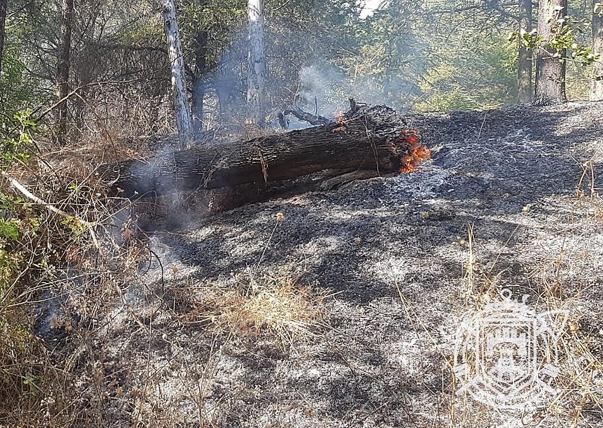 Imagen secundaria 1 - Dos incendios simultáneos movilizan todos los efectivos de guardia en la ciudad de Burgos