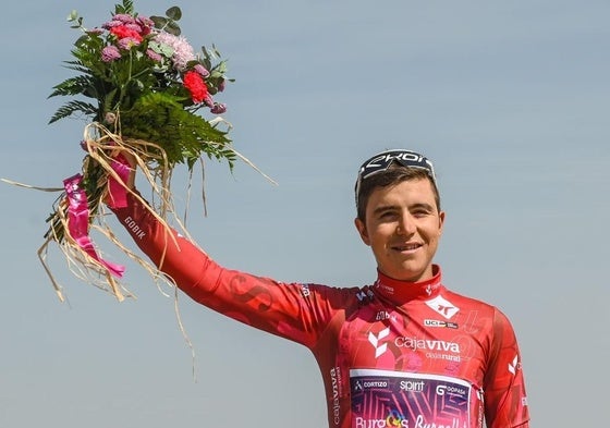 Carlos García Pierna, líder de la montaña en la Vuelta a Burgos