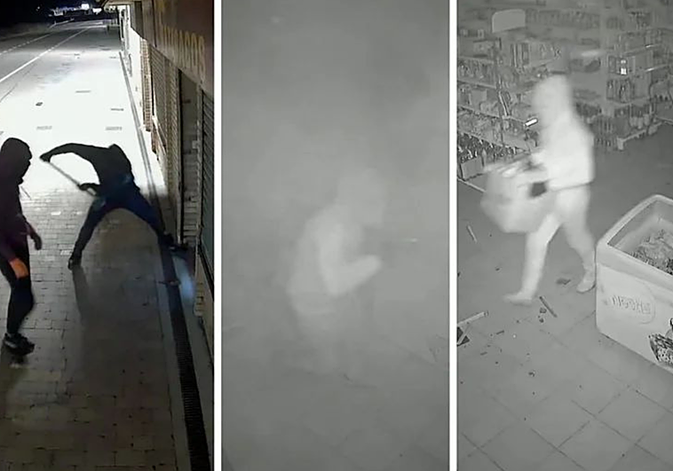 Secuencia del robo en el estanco de Estépar
