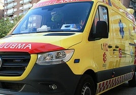 Ambulancia del Sacyl.