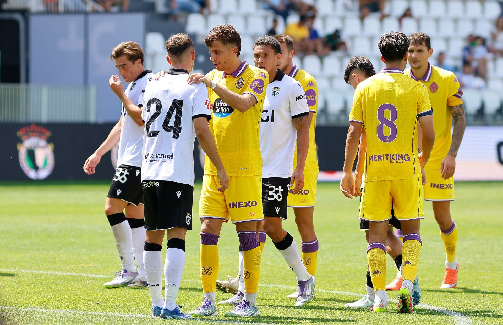 Todas las imágenes del cuarto y último partido de pretemporada del Burgos CF