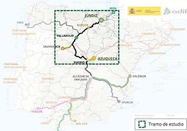 Transportes avanza en la autopista ferroviaria en el itinerario Azuqueca-Valladolid-Burgos-Júndiz