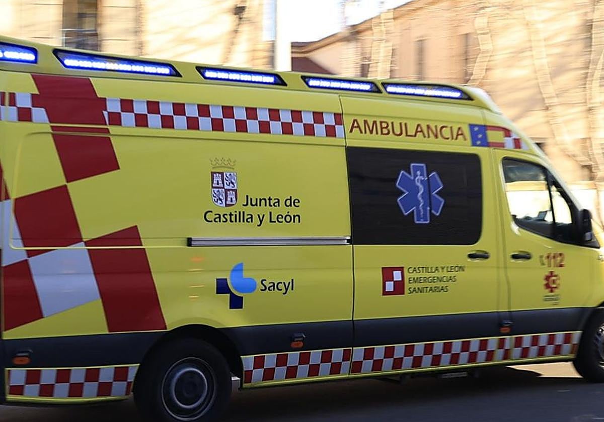 Ambulancia del Sacyl.