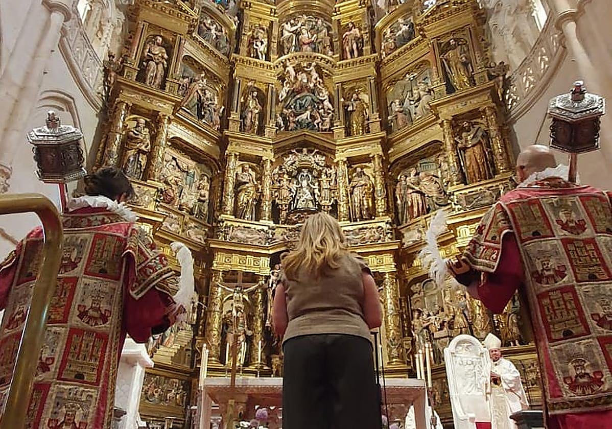 Ayala en un momento de la lectura del voto.