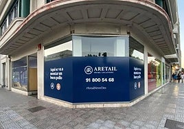 Fachada del próximo local de Popeyes de Burgos