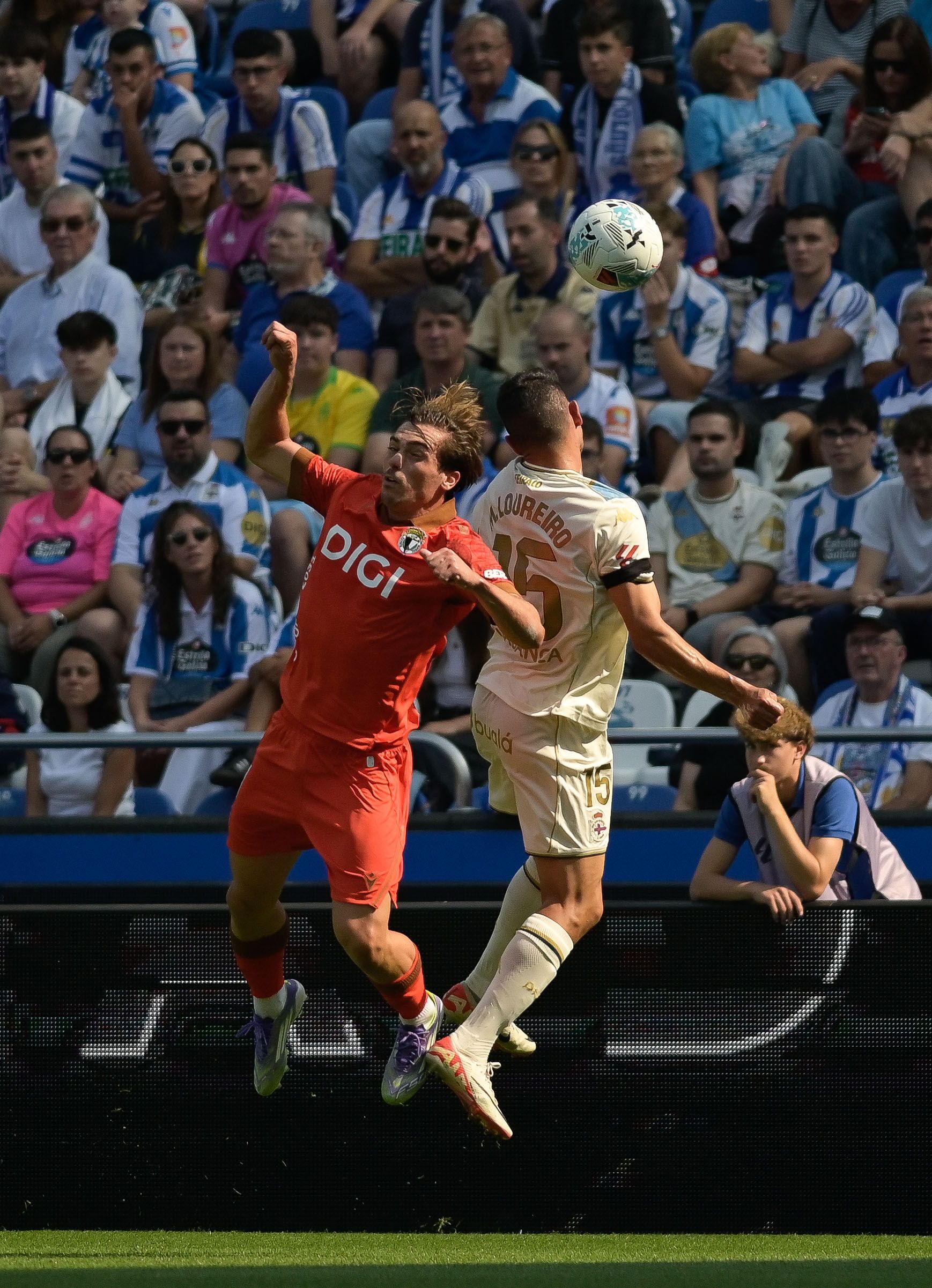 Así ha sido en imágenes el empate entre el Deportivo y el Burgos CF