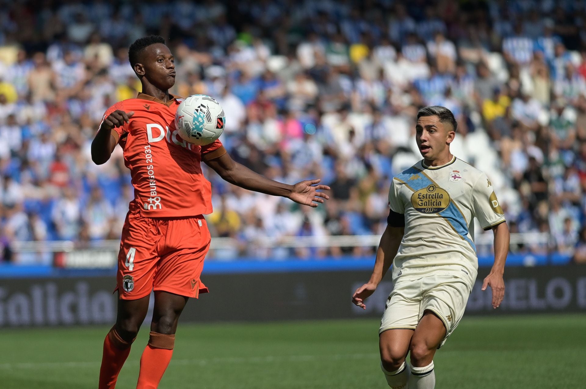 Así ha sido en imágenes el empate entre el Deportivo y el Burgos CF