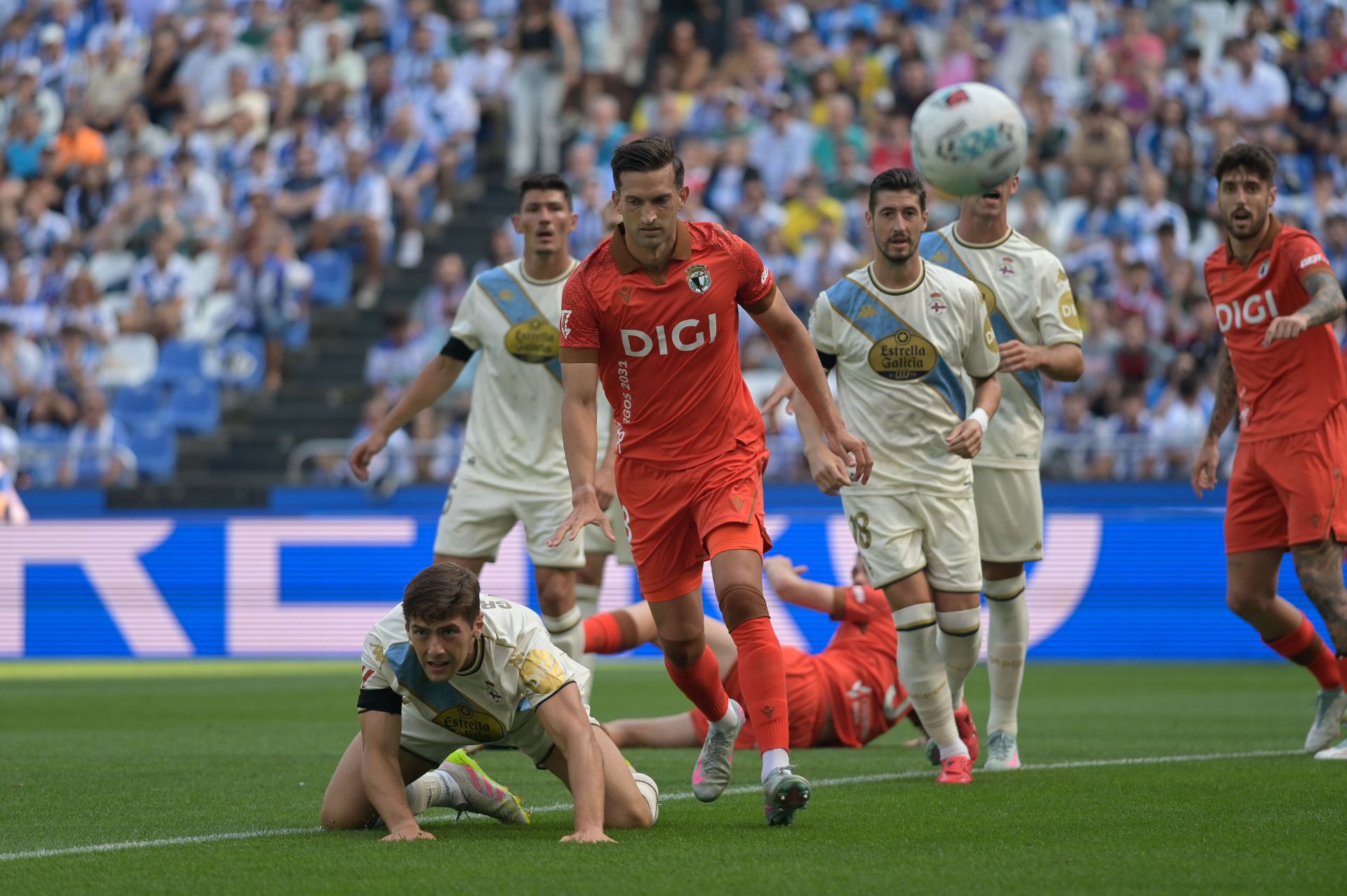 Así ha sido en imágenes el empate entre el Deportivo y el Burgos CF