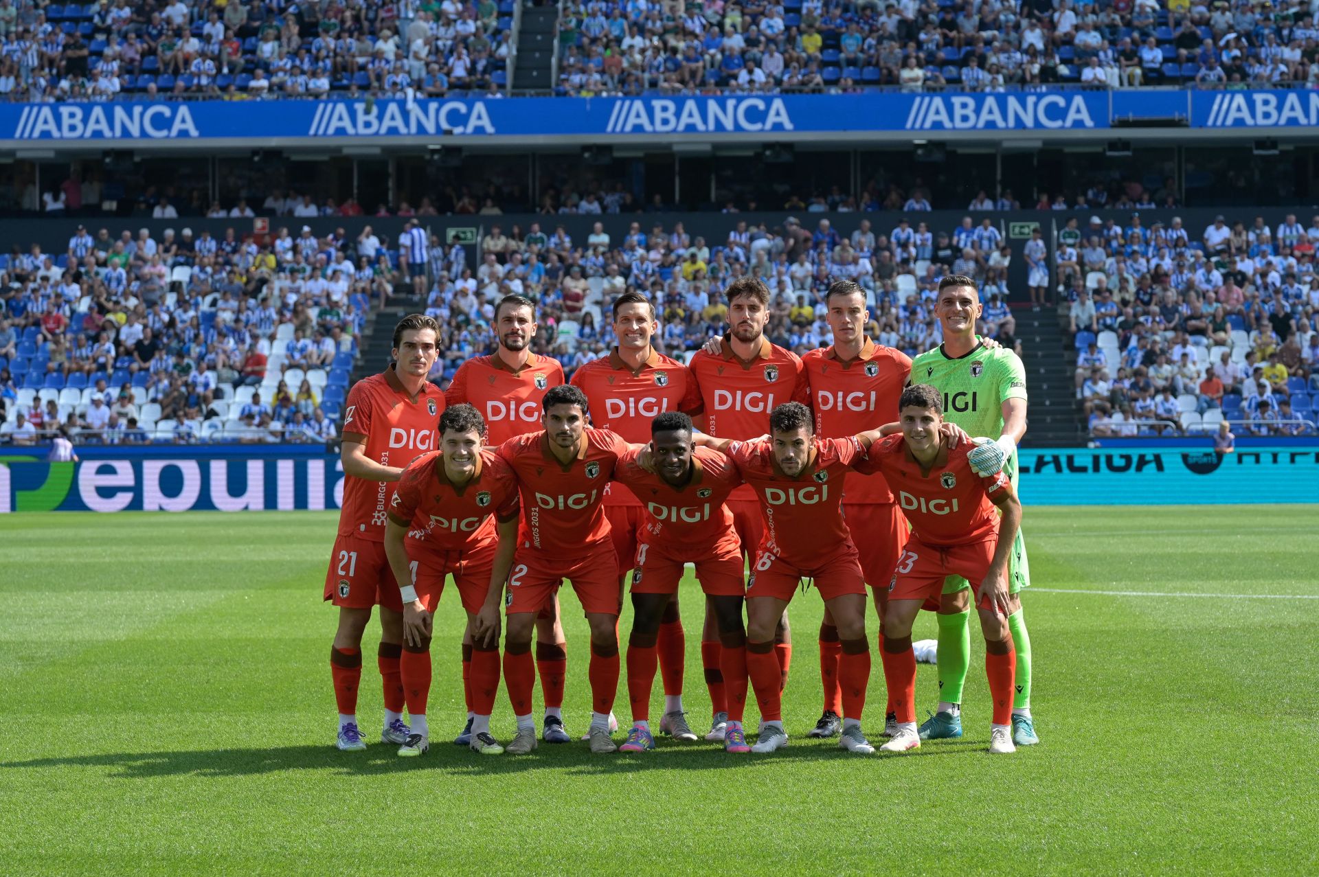 Así ha sido en imágenes el empate entre el Deportivo y el Burgos CF