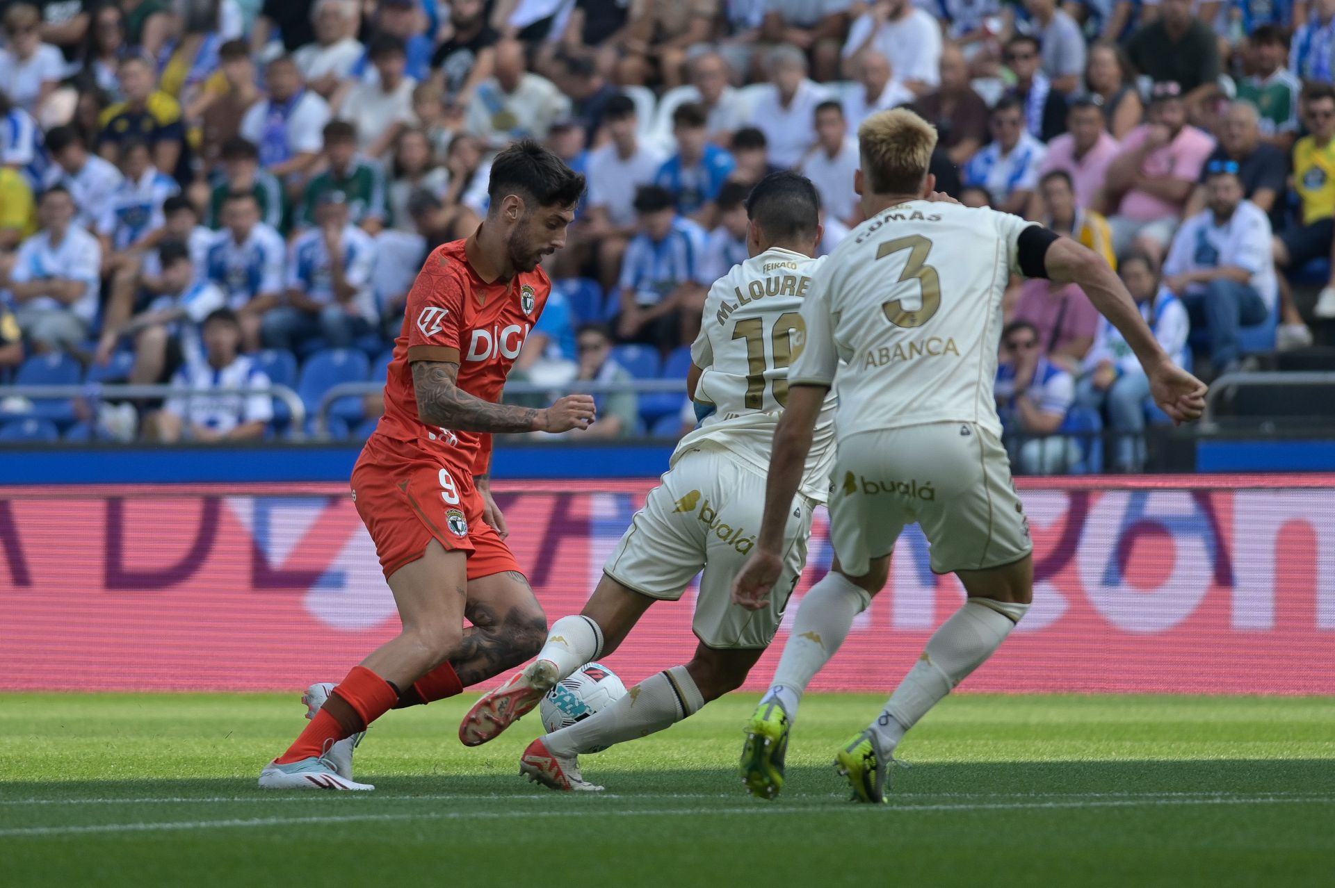 Así ha sido en imágenes el empate entre el Deportivo y el Burgos CF
