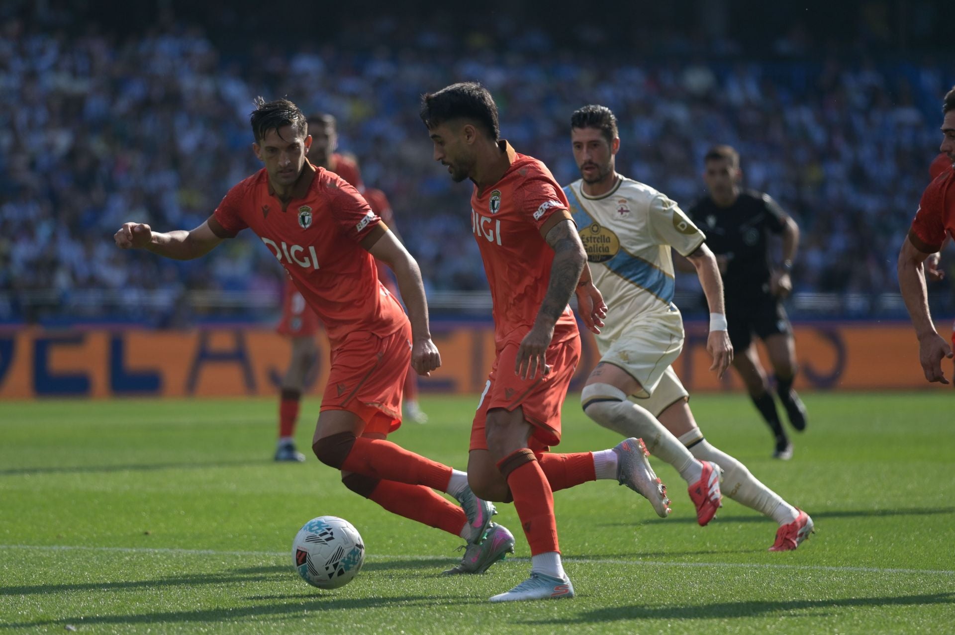 Así ha sido en imágenes el empate entre el Deportivo y el Burgos CF