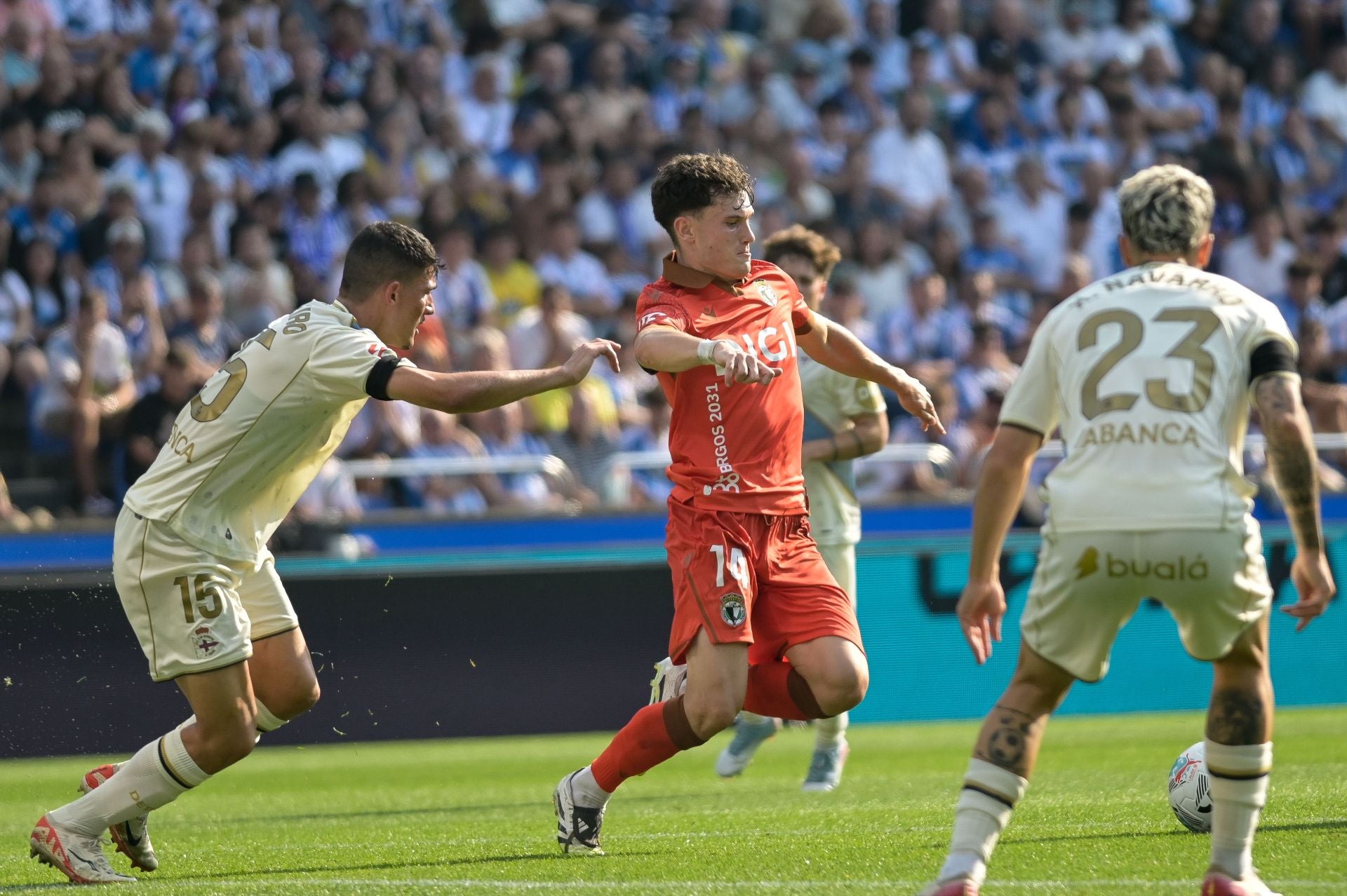 Así ha sido en imágenes el empate entre el Deportivo y el Burgos CF