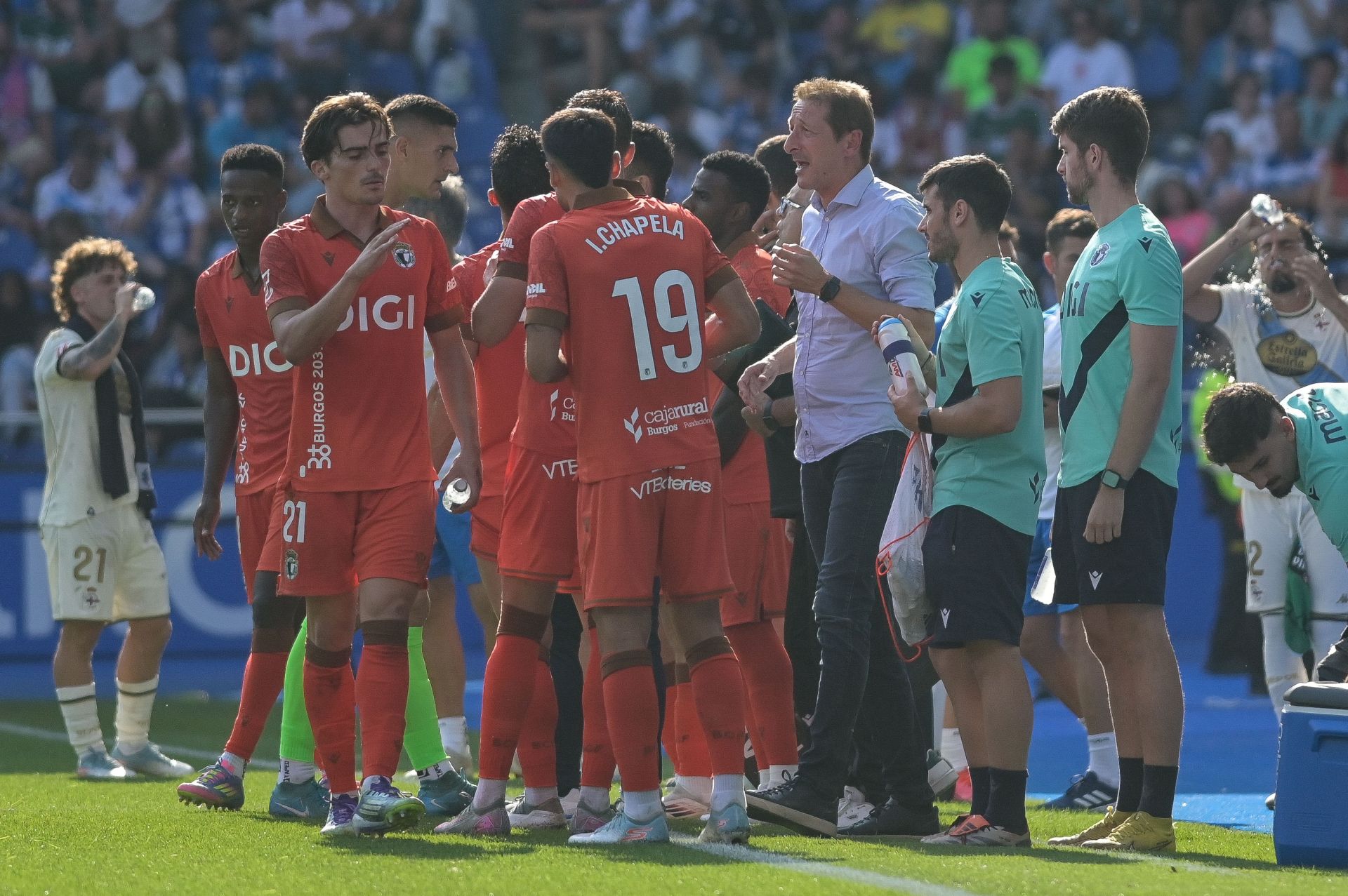 Así ha sido en imágenes el empate entre el Deportivo y el Burgos CF
