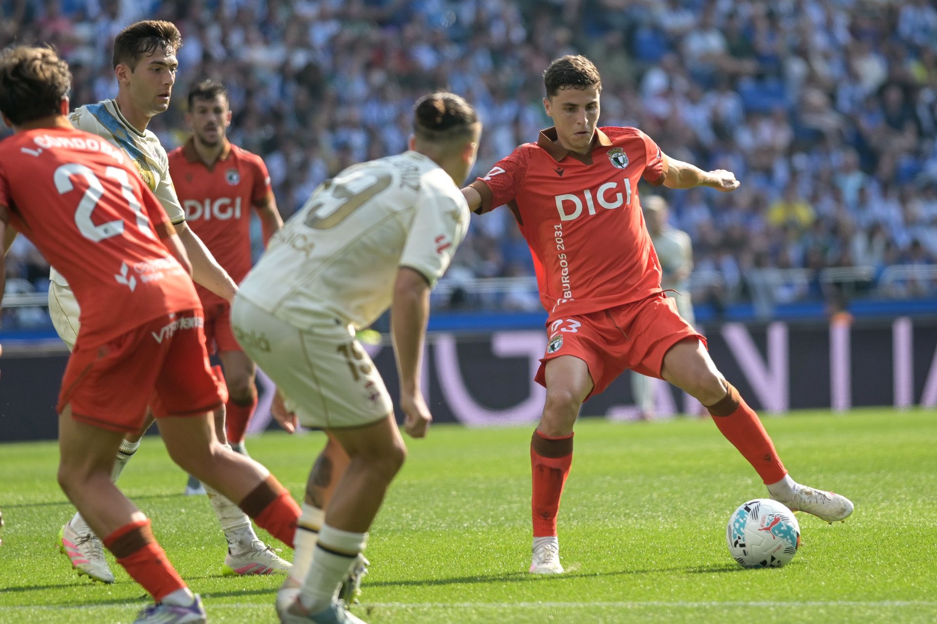 Así ha sido en imágenes el empate entre el Deportivo y el Burgos CF