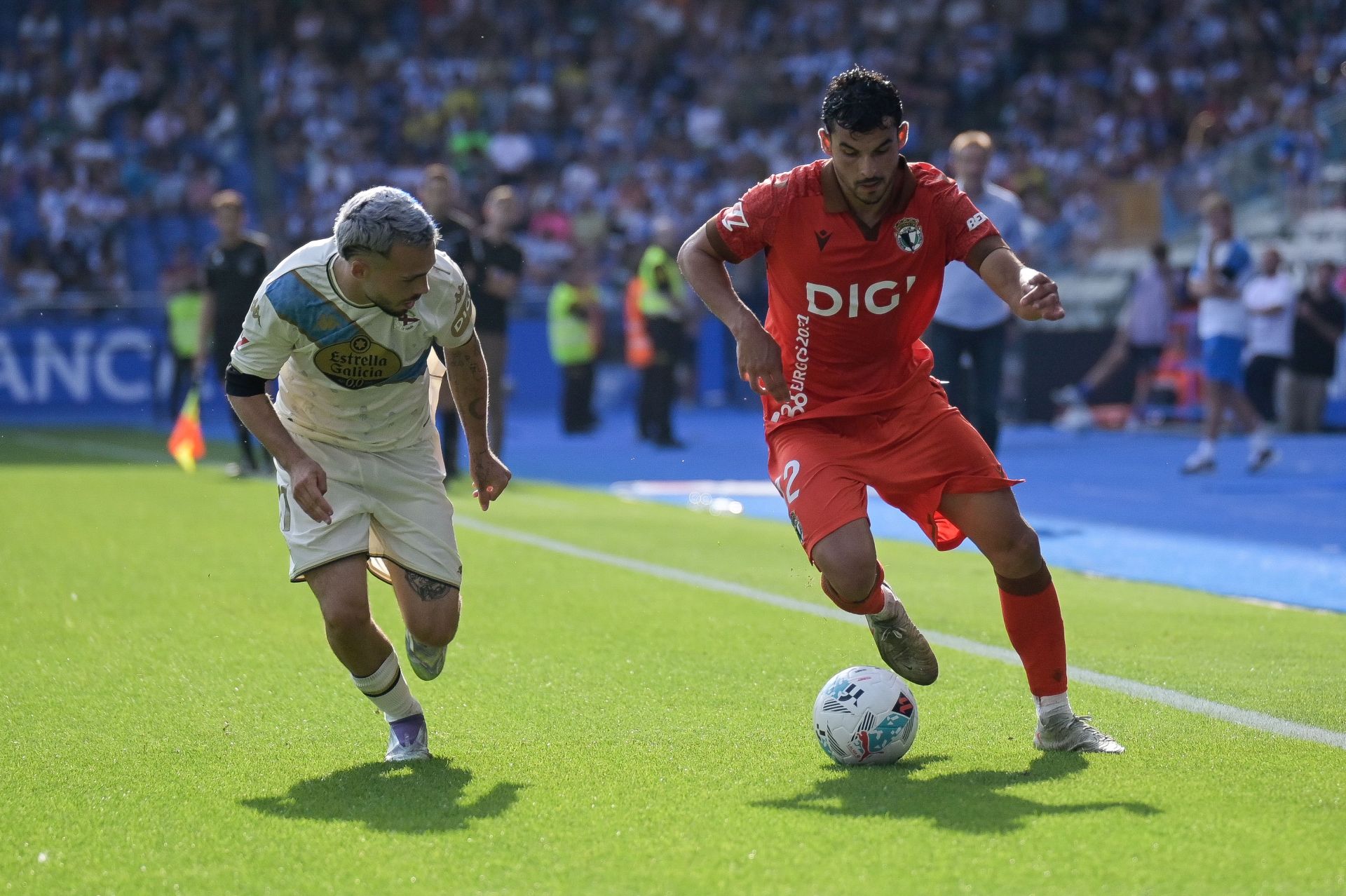 Así ha sido en imágenes el empate entre el Deportivo y el Burgos CF