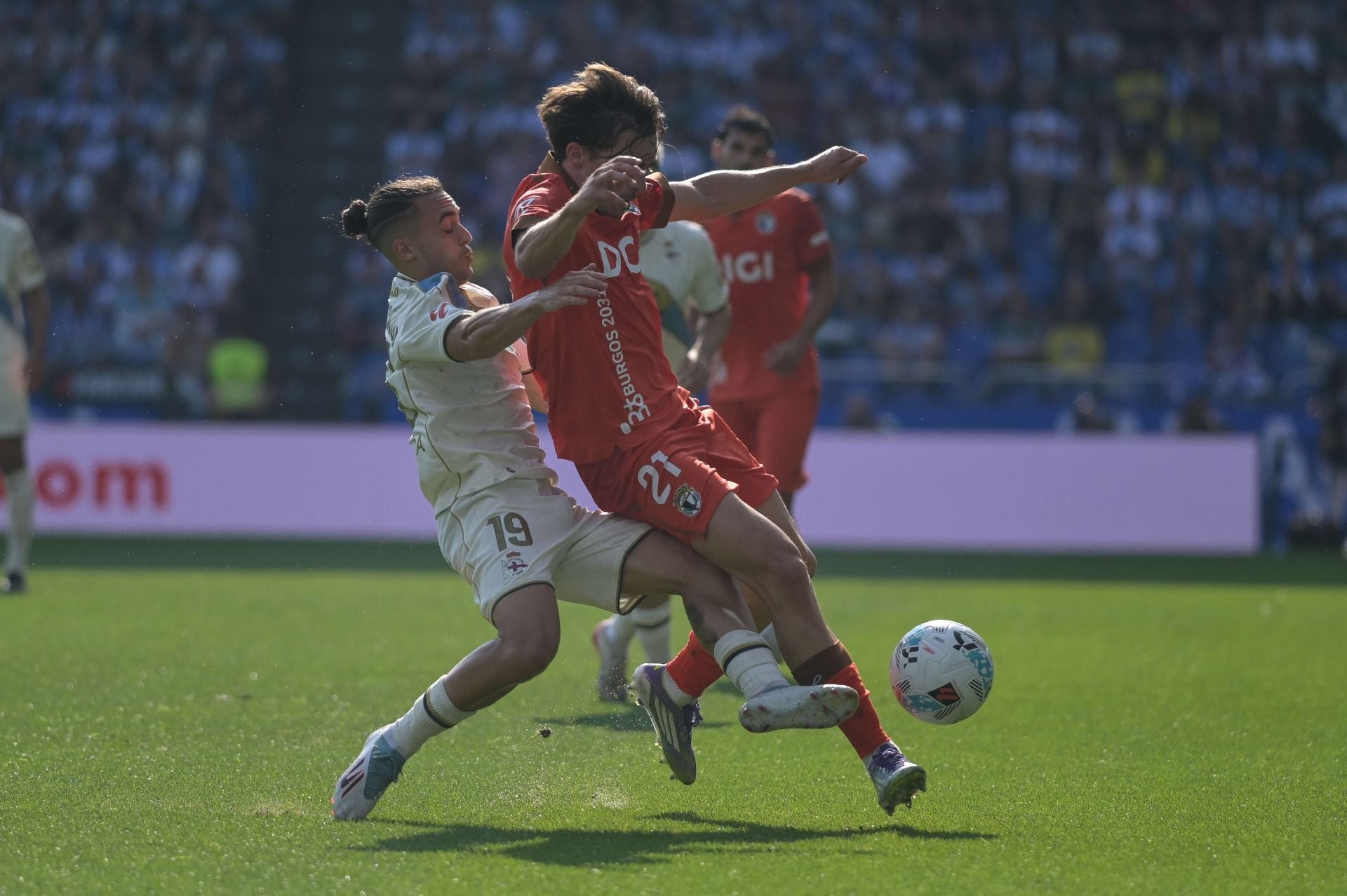 Así ha sido en imágenes el empate entre el Deportivo y el Burgos CF