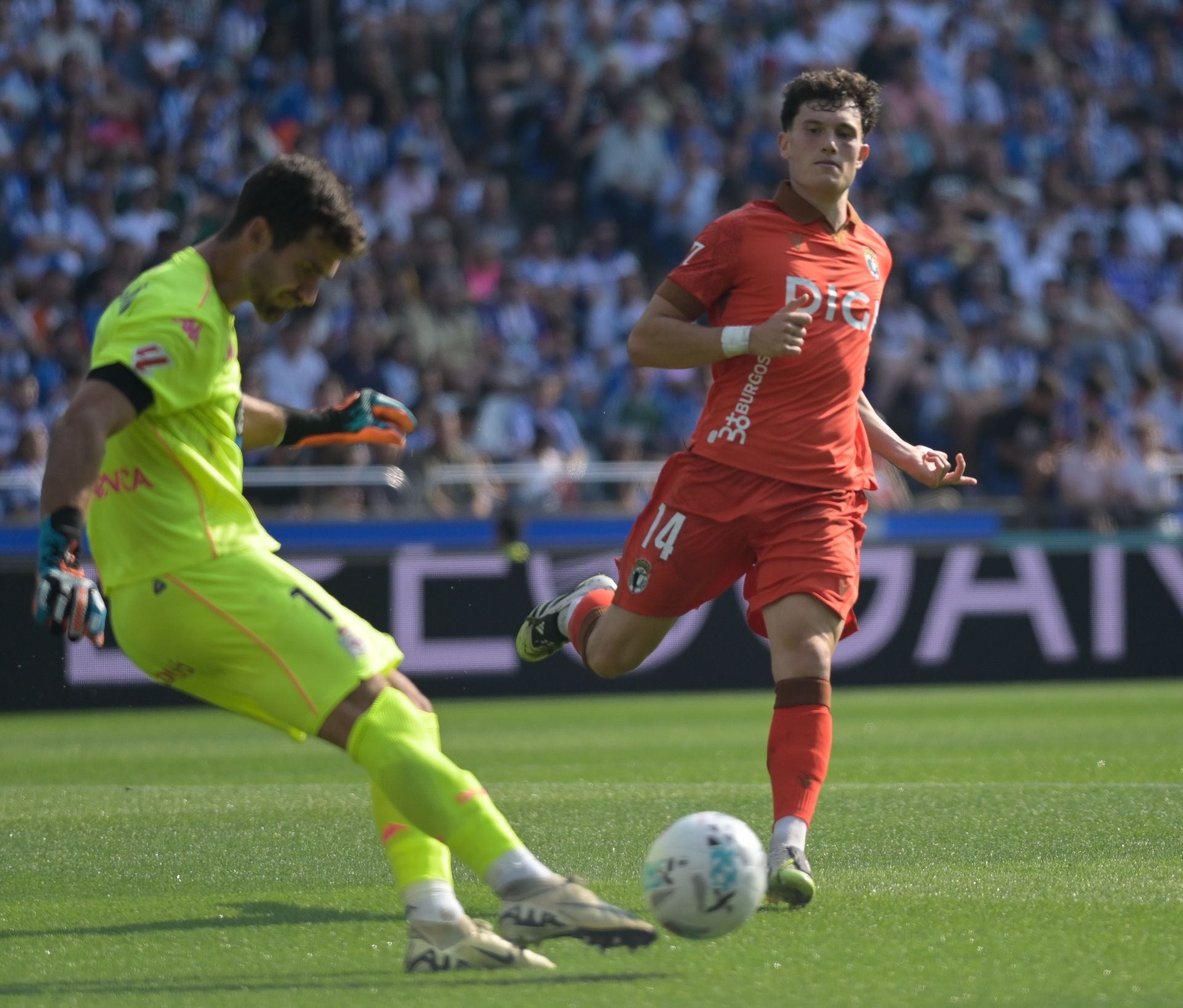 Así ha sido en imágenes el empate entre el Deportivo y el Burgos CF