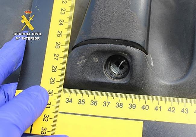 Estado de la cerradura del camión.